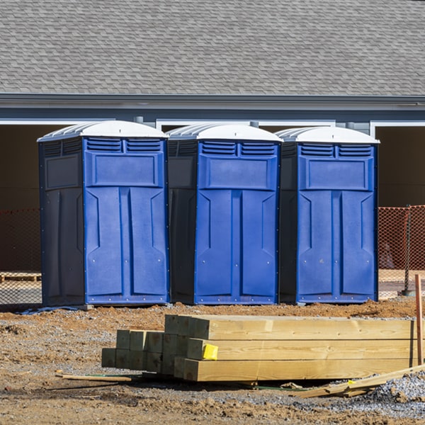 are there any restrictions on what items can be disposed of in the porta potties in Steuben NY